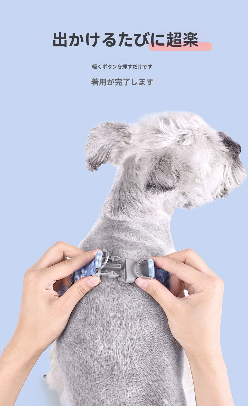 沸騰新柄追加 ハーネス リード 2点セット リーシュ付き 胴輪 ペット用 犬 ドッグ 猫 キャット 牽引紐 動物 小型犬 中型犬 おしゃれ かわいい お散歩グッズquma