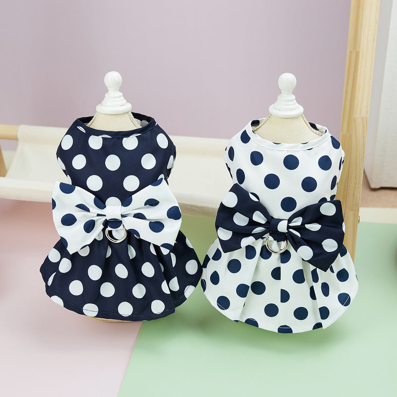 【新作犬猫服 登場】 犬服 ペット服 犬 洋服 ペット猫犬服夏薄型ペット服スカートリーシュスカート