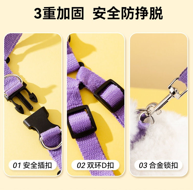 ペットの犬の猫の牽引縄のベスト式の紐の胸の背もたれはネットの通気性を抜け出すことを防ぎます メガ割ワンピースパンツトートバッグ