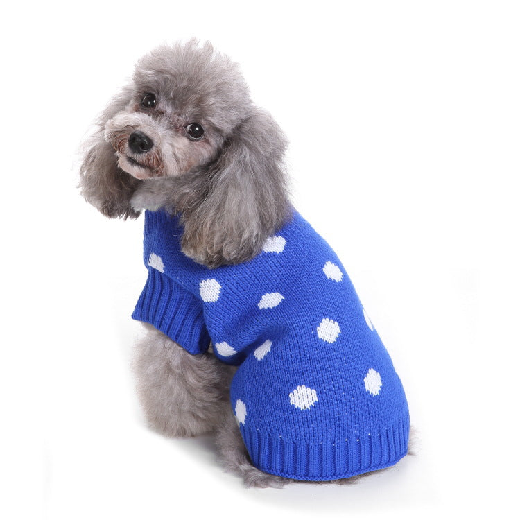2023年新作入荷 ペット服 犬 服 Tシャツ ドッグウェア犬セーターペットクリスマスセーターニットハイネックペット服セーター犬セーター