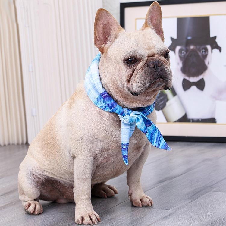犬用 ネッククーラー スカーフ ひんやり グッズ 熱中症対策 暑さ対策 クール 瞬間 冷却 夏 散歩 お出かけ アウトドア 屋外 首冷やす 首クール バンダナ