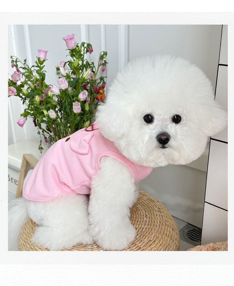 おしゃれ犬服 夏SNS映え ワッフルベスト 犬 服 犬 服 犬服 犬の服 ペット用品 ハーネス 小型犬