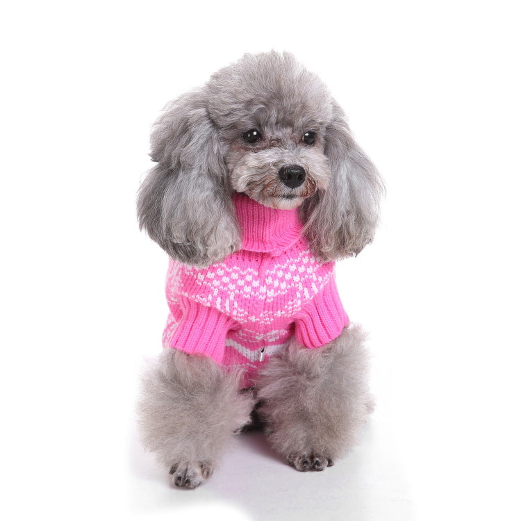 2023年新作入荷 ペット服 犬 服 Tシャツ ドッグウェア犬服クリスマス衣雪花セーターハロウィンペット服セーターヘラジカ衣犬セーター