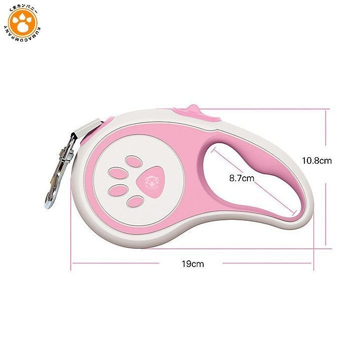 犬用リード ドッグリード ペットリード 伸縮リード 巻き取り式 ペット用品 中型犬 小型犬用 5M