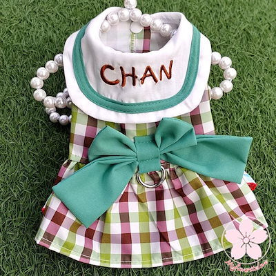 大人の魅力 ペット 服 安い 犬 春 夏 ノースリーブ チェック ワンピース かわいい 可愛い ハイブランド 猫 ドッグウェア