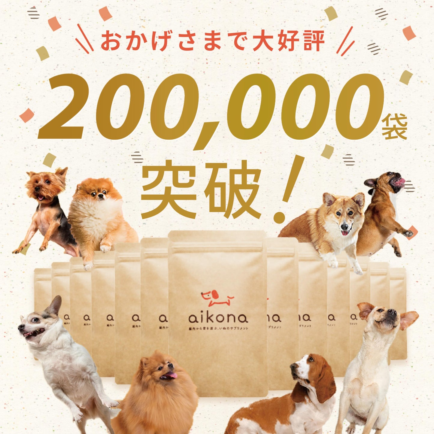 【獣医師監修】 あいこな 犬 サプリ 腸活 腸内環境 整腸 皮膚 お腹の健康維持 犬 猫 乳酸菌 モリンガ 食物繊維 酵素 サプリメント 60g