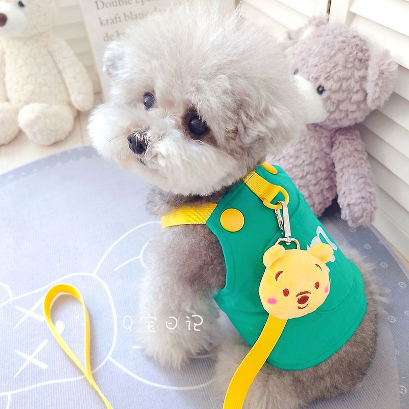 ペットの猫の小型犬のテディの犬の胸のストラップの牽引ロープのベスト式のドッグランの犬のひものかっこいいかわいい衝突色 メガ割ワンピースパンツトートバッグ