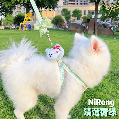 メガ割犬牽引ロープベスト式アニメ屋外散歩犬牽引ロープ小型中型犬犬チェーン犬ロープテディ博美973