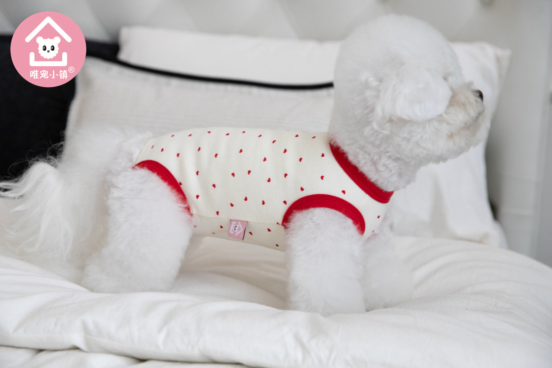 【新作犬猫服 登場】 犬服 ペット服 犬 洋服 春秋新作かわいいペット服犬猫服ペット服ノースリーブ服