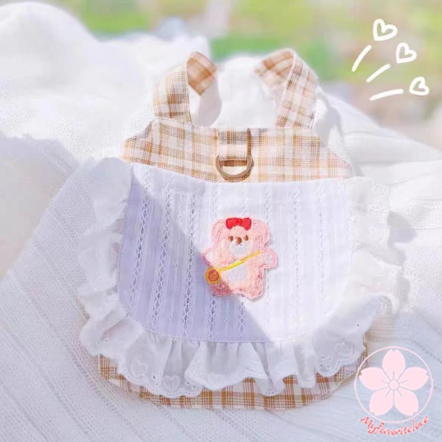 新入荷 ペット 服 安い 犬 春 夏 ハーネスリード セット 柔らかくかわいい 可愛い 猫 ドッグウェア
