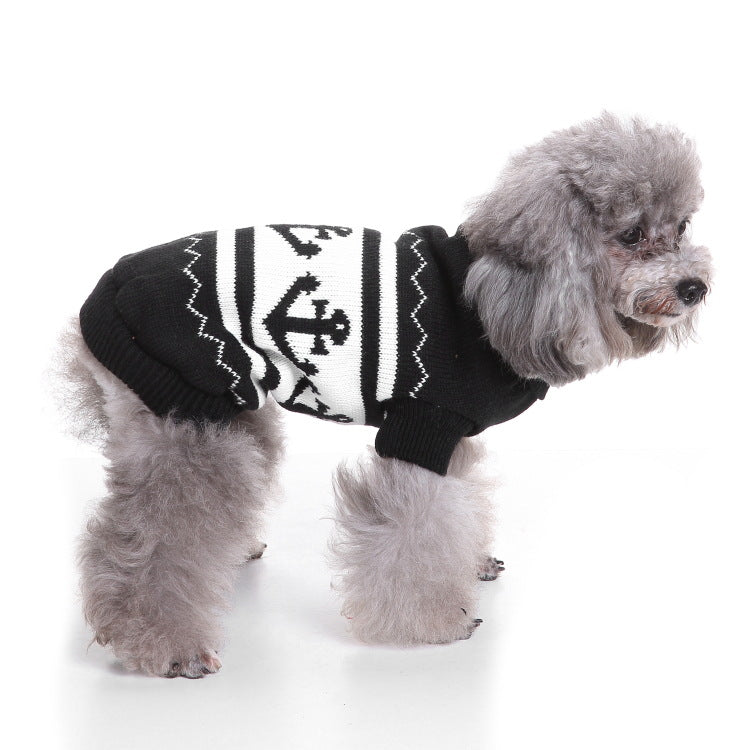 2023年新作入荷 ペット服 犬 服 Tシャツ ドッグウェア犬セーターペットクリスマスセーターニットハイネックペット服セーター犬セーター