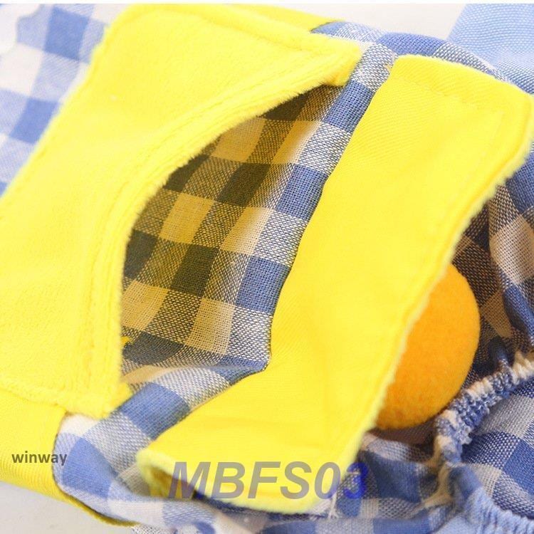 ワンちゃん服 小型犬 犬服 犬の服 おしゃれ 安い ドックウェア 犬服 ペット服 チェック柄 格子 幼稚園 帽子付き アヒル かわいい 春 秋 夏 通販