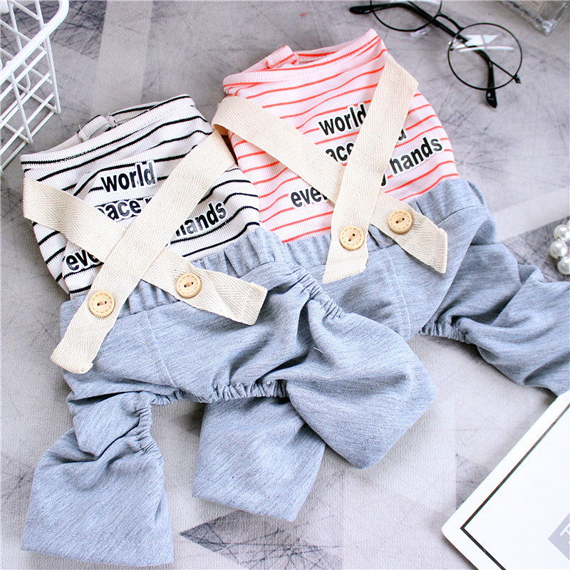 【輸送費無料】ペットの子犬の服夏の薄い4本足のパンツbrフィット感について:薄くて軽いスナップ