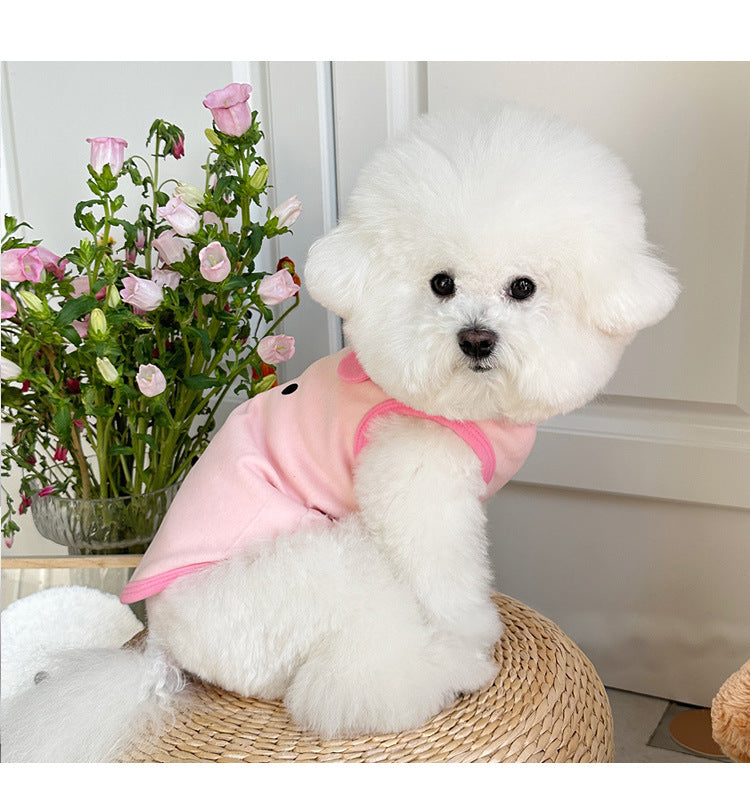 春夏新作 犬服 ペット服 犬 洋服 ペット 犬用品 小中型犬 25年新しいペットの犬の春と秋のベスト小型犬の子犬の服