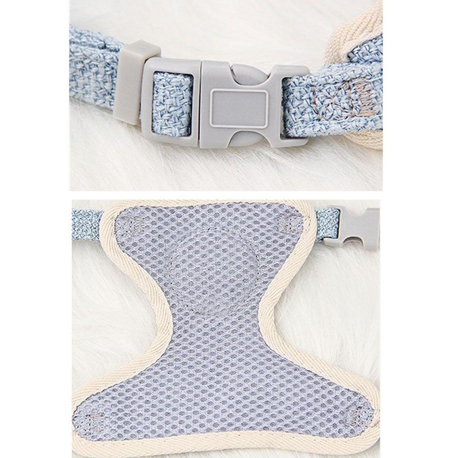 新商品プロモーション,数量限定 ペット用品 ハーネスとリード2点セット 犬用 猫用 犬猫兼用 全6色 素材ポリエステル綿混紡 麻 リード長さ110cmリード幅Sサイズ1cm Mサイズ1ペット用品 ハ