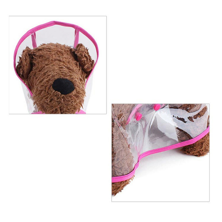 高評価 犬用 レインコート レインポンチョ ドッグウェア 雨具 カッパ 小型犬 中型犬 レインウェア クリア アウトドア ペット 犬 透明 フード付き パーカー 帽子付き 犬服 ペット服 梅雨 雨対策