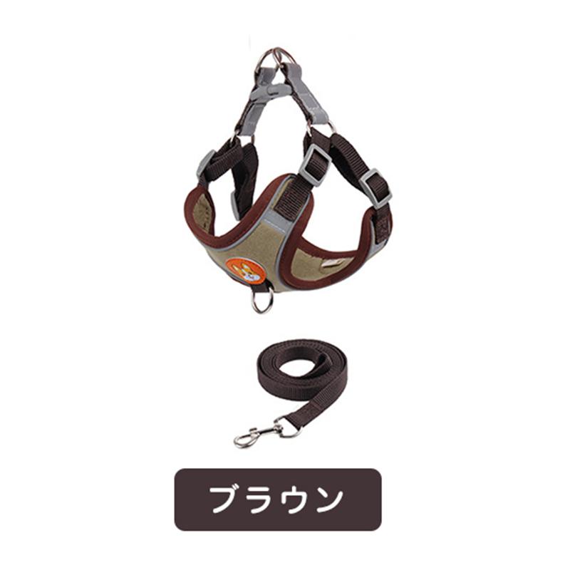 新商品プロモーション,数量限定 犬 ハーネス 犬用ハーネス リード付き ペット用 胴輪 小型犬 中型犬 大型犬 反射 簡単装着 可愛い 抜けない 柔らかい ペット用ハーネス犬 ハーネス