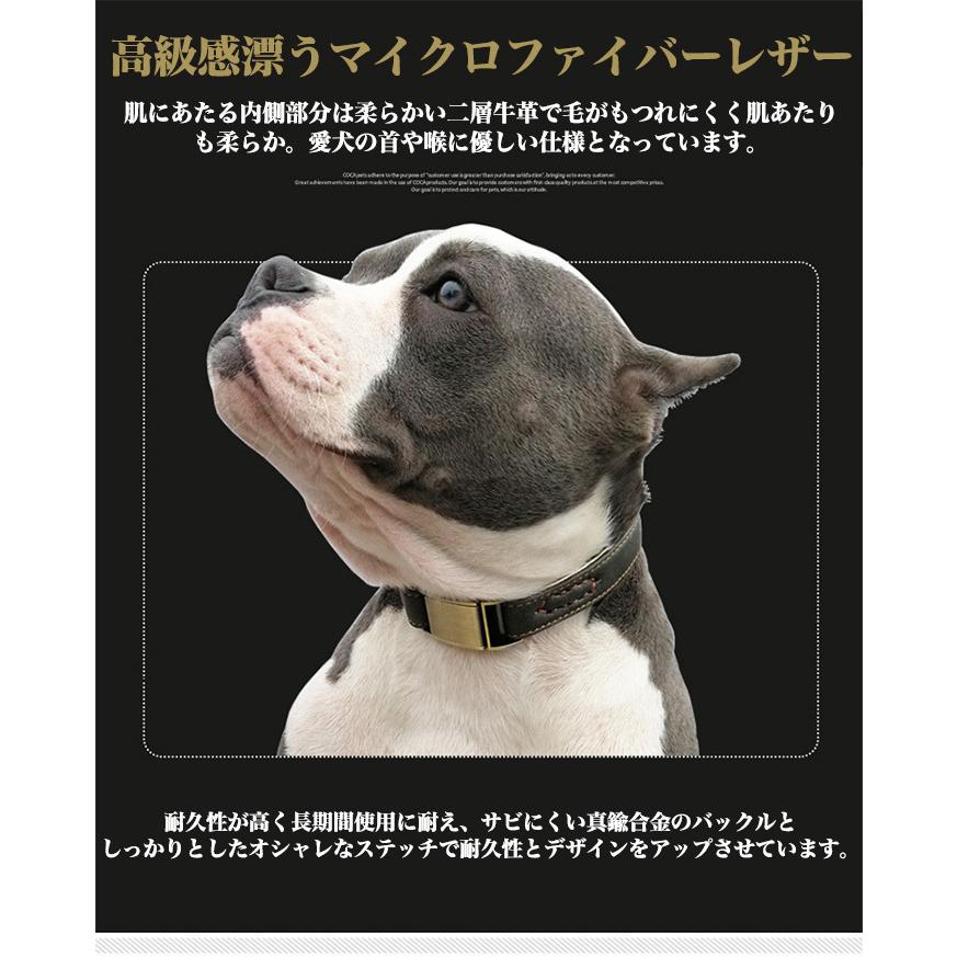 猫 小型犬 ペットグッズ 犬 2重ロック 痛くない 首輪 中型犬 レザー マイクロファイバー ドッグ ペット