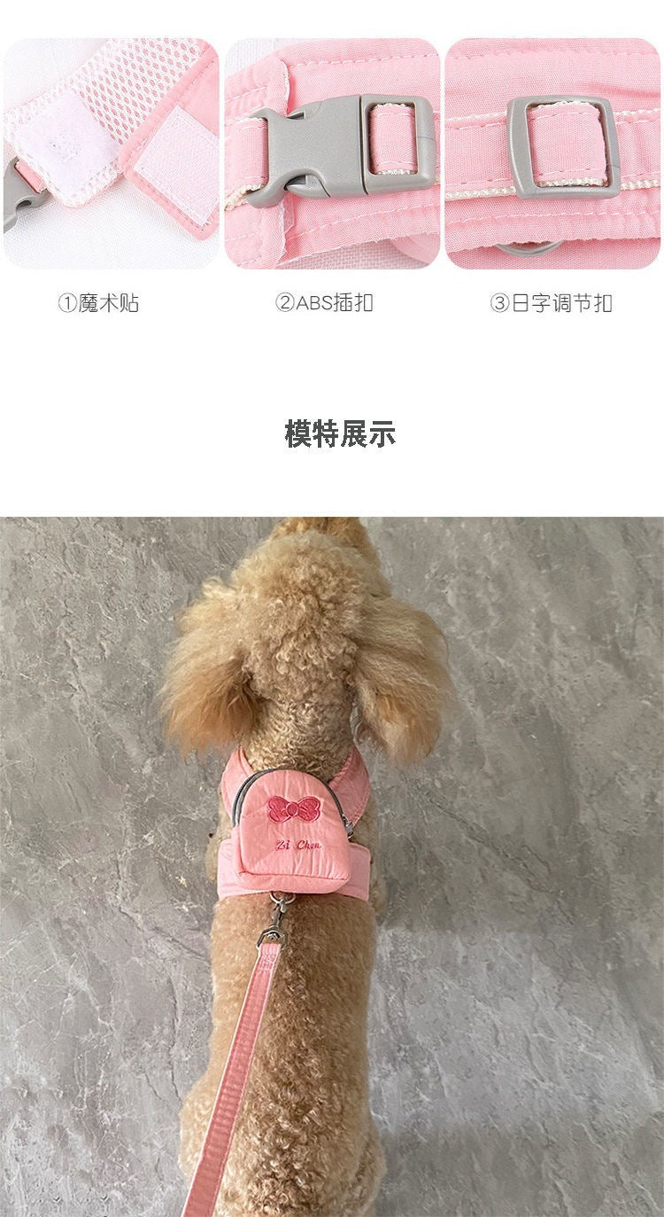 かわいいペットの犬はバックパックから散歩に出かけます メガ割ワンピースパンツトートバッグ