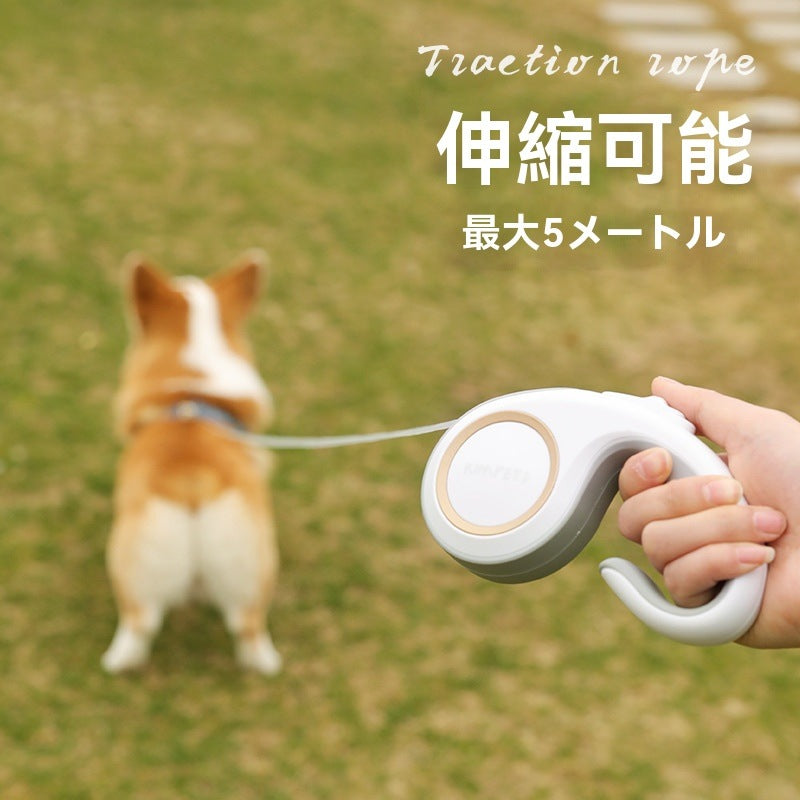 犬 伸縮リード 犬用 3m 5m おしゃれ 人気 おすすめ かわいい 中型犬 大型犬 小型犬 長い フック 自動巻き取りリード アウトドア 散歩
