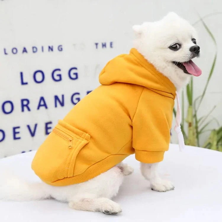 フードパーカー 犬服 服 フード付き 中型犬 犬 大型犬 ビッグポケット 犬の服 袖付き おしゃれ ドッグウエア 犬 チワワ 秋冬 いぬ トイプードル スウェットパーカー スウェットパーカー ペット服