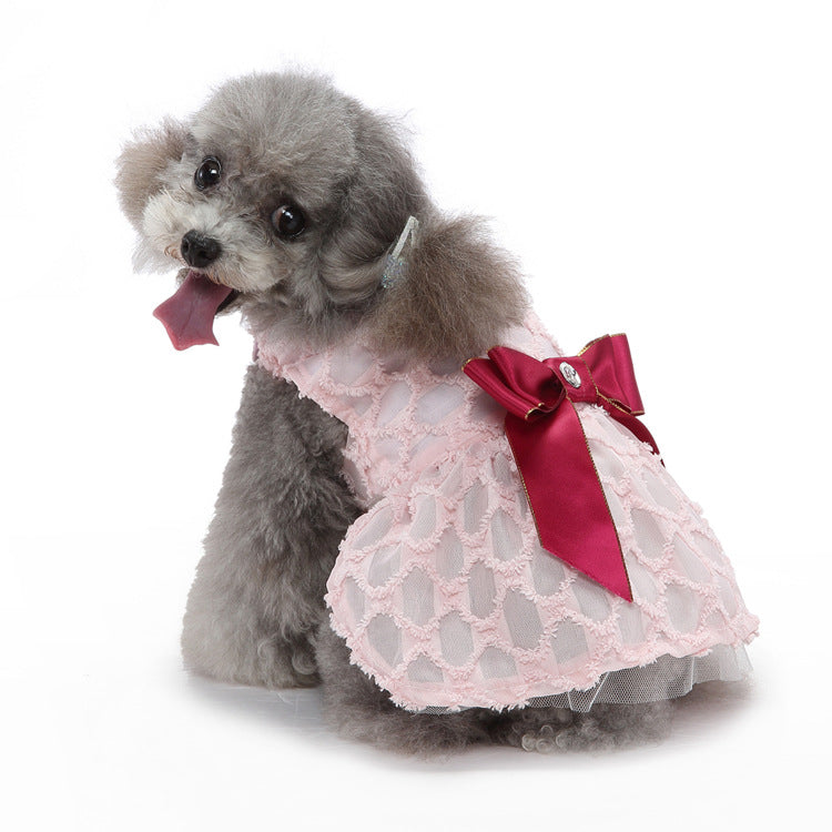 ペットウェア かわいい 犬の服装 猫と犬とペットのイブニングドレスペットの服 犬猫服 快適で可愛い 犬用品