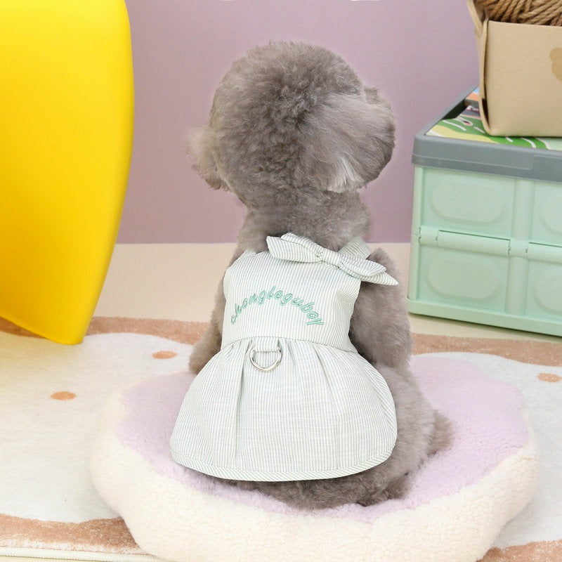 【新作犬猫服 登場】 犬服 ペット服 犬 洋服 新しい夏の韓国犬服スカートペット服