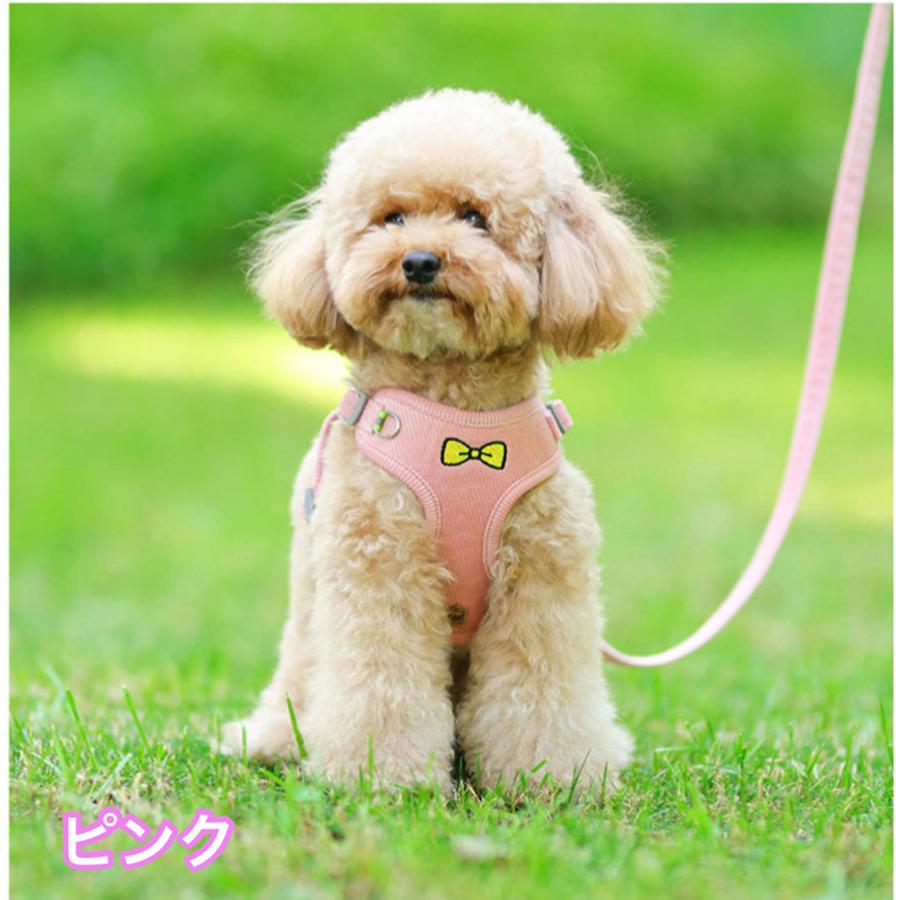 安全 簡単着脱 XL 出かけ用 ネコポス かわいい 中型犬 散歩 リードセット ハーネス 衝撃吸収 L 抜けない S 胴輪 M 犬 小型犬 引っ張り防止 調節可能