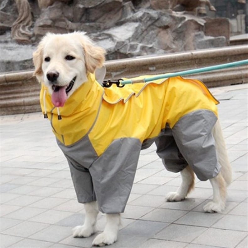 人気ペット マッキントッシュ 中型犬 大型犬 防水 4本足 マッキントッシュ 犬 フード付き マッキントッシュ