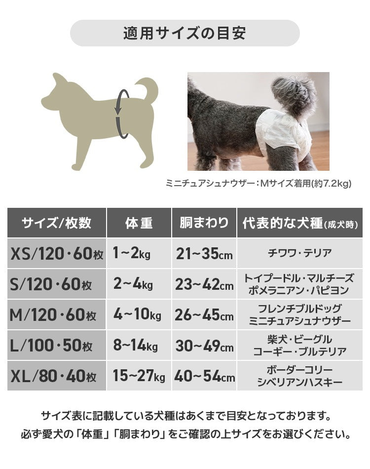 <a href="https://www.qoo10.jp/gmkt.inc/Search/brand.aspx?brandno=114450" target="_blank" class="title_brand" id="btn_brand" title="WEIMALL">WEIMALL</a>犬用おむつ 女の子 ペット 犬用 オムツ カバー 小型犬 小型犬 中型犬 テープ付き 紙オムツ 高齢犬 お出かけ 介護 生理 ナプキン しつけ お漏らし対策 紙おむつ ペットおむつ ペットオムツ