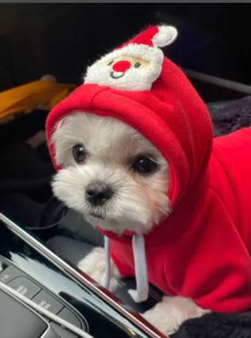 2025クリスマスのペット犬猫の肌着秋冬新作テディファト中型犬用品スポーツクリスマス