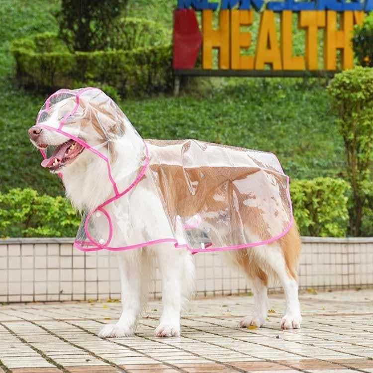 沸騰新柄追加 雨具 ドッグウェア レインポンチョ 大型犬 ポンチョ型 中型犬 犬用透明レインコート レインウェア 雨対策 帽子付き 小型犬 犬服 フード付き 犬用透quma