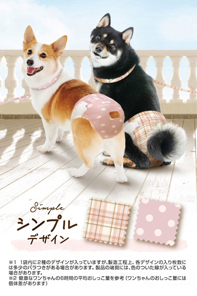 <a href="https://www.qoo10.jp/gmkt.inc/Search/brand.aspx?brandno=18151" target="_blank" class="title_brand" id="btn_brand" title="ユニ・チャーム">ユニ・チャーム</a>【8個セット】 マナーウェア 女の子用 L モーヴピンクドットピンクチェック 32枚 中型犬用 犬用おむつ マナーおむつ ペット用 まとめ売り セット売り まとめ買い
