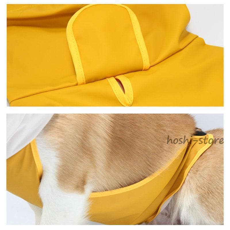 犬用レインコート 犬レインコート ポンチョ型 ドッグウェア 犬カッパ 雨具 雨対策 散歩 お出かけ 腹当て 透明フード付き 小型犬 中型犬 大型犬