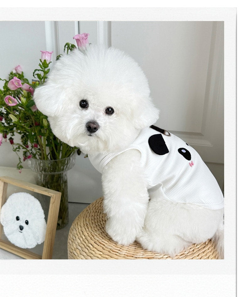 犬服2025 ペットウェア 新作ペット犬猫服テディビションプードルリーシャブルワッフルベスト