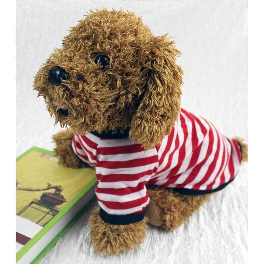 ドッグウェア 犬服 Tシャツ ペット用 小型犬 犬 猫 半袖 カットソー 洋服 ボーダー柄 超人気 プルオーバー カジュアル 薄手 春夏 プリント