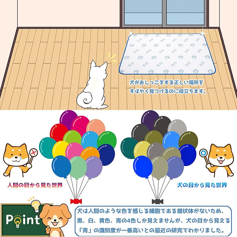 【即納】洗える ペットシーツ おしっこマット ペットマット 丸ごと洗える 繰り返し使える 超吸収 速乾 防汚 滑り止め 介護 漏れ防止 【健康状態のバロメーター】 青オーバーロック 2枚セット (L: