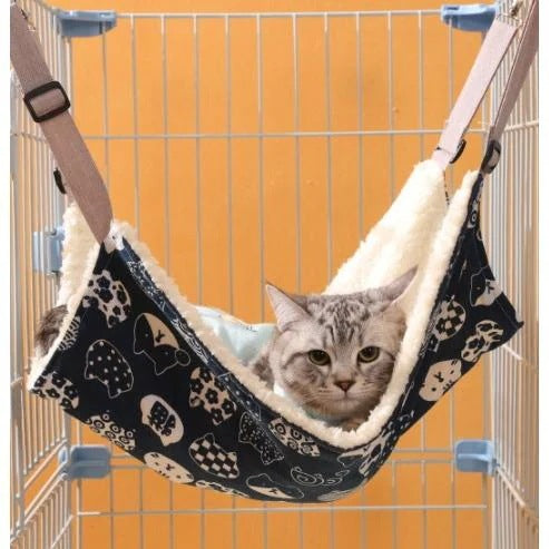 猫 ハンモック ベッド ペットベッド 洗える マット 夏 秋 冬 ゲージ キャット 小動物 大判 防水 ハンモッグ かわいい