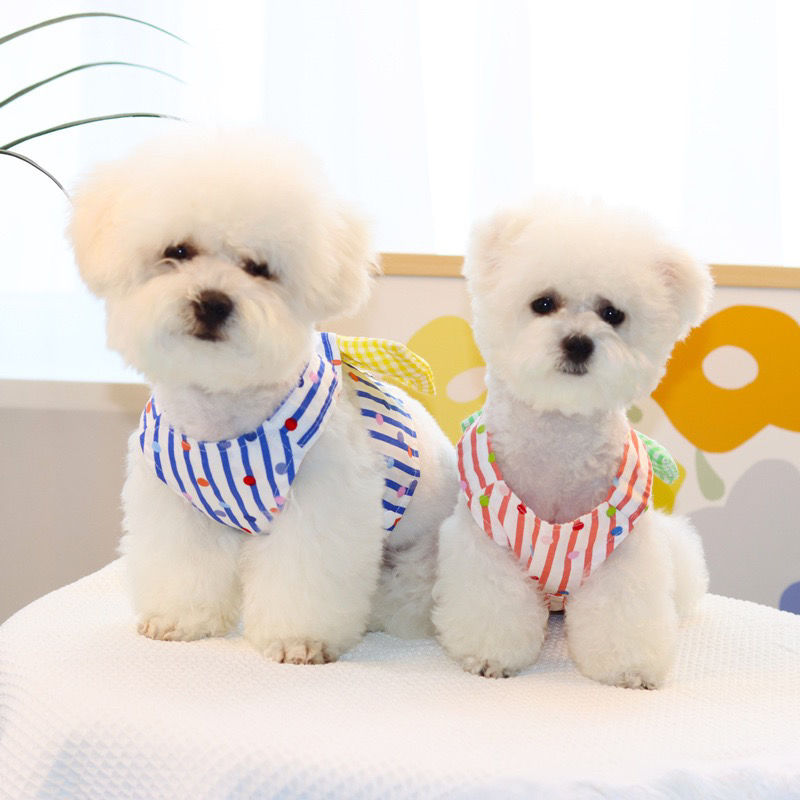 ペットの胸の牽引紐の犬の背もたれの蝶結びの胸のバックの猫の日韓の小型犬のペットの服装 メガ割ワンピースパンツトートバッグ