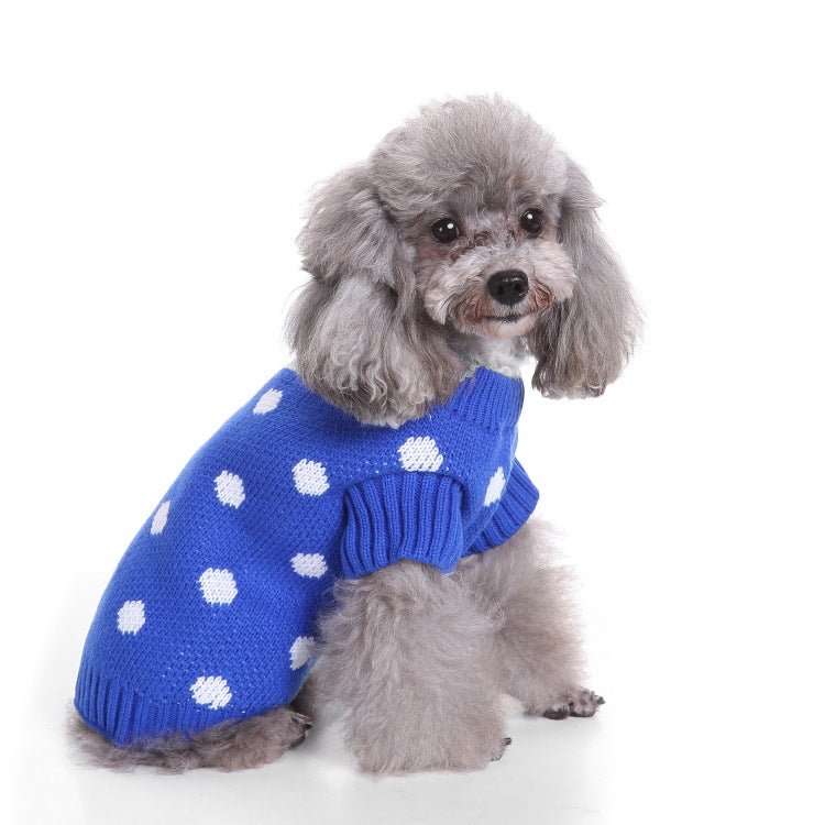 2023年新作入荷 ペット服 犬 服 Tシャツ ドッグウェア犬セーターペットクリスマスセーターニットハイネックペット服セーター犬セーター