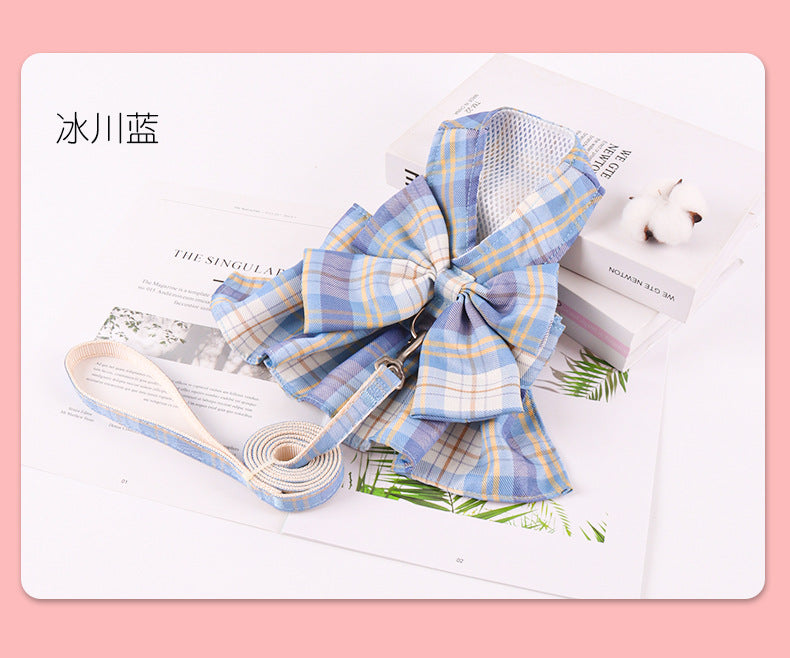 ペット リード 犬 猫 洋服 jk ベストタイプ リード 洋服 テディベア お出かけ チェストストラップ 犬 リード グッズ r n r n