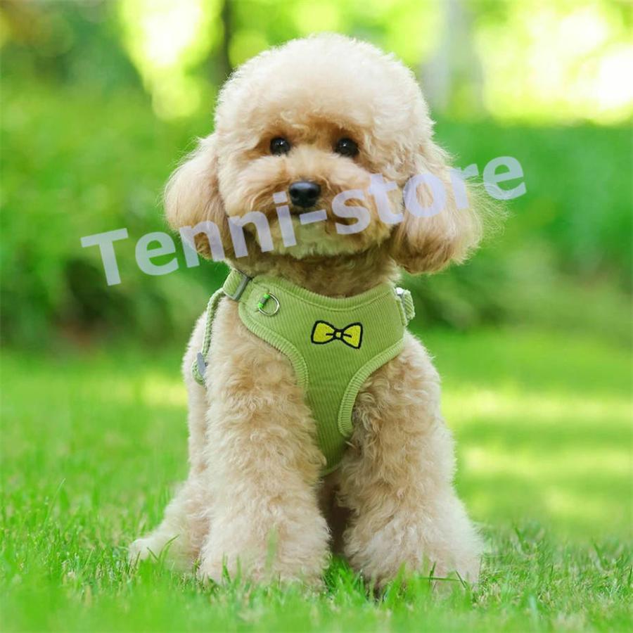 今週の新製品 タイムセール 犬 猫 ハーネス 小型犬 中型犬 猫用 ネコ 柔らかい 軽量 可愛いリボン刺繍ウェアハーネス ハーネス&リードセット 犬ハーネス 抜けない 一体型 在庫が限られている在庫が
