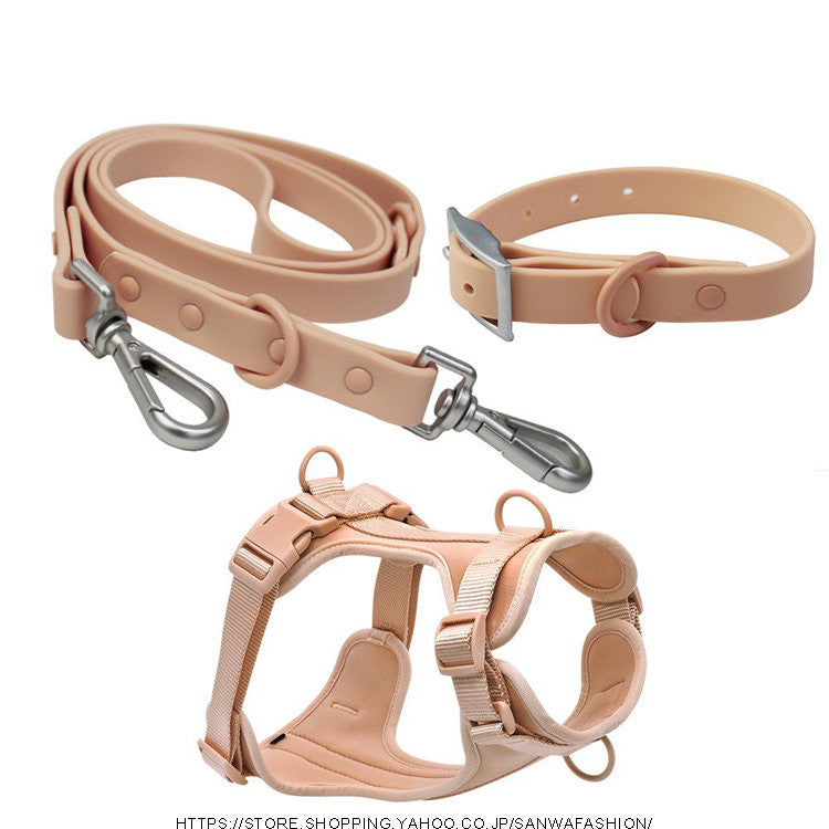牽引ロープ リードセット 犬 猫 ハーネス 首輪 お散歩グッズ ペット牽引縄 ドッグリード 小型犬 中型犬 引っ張り防止 ペット用品