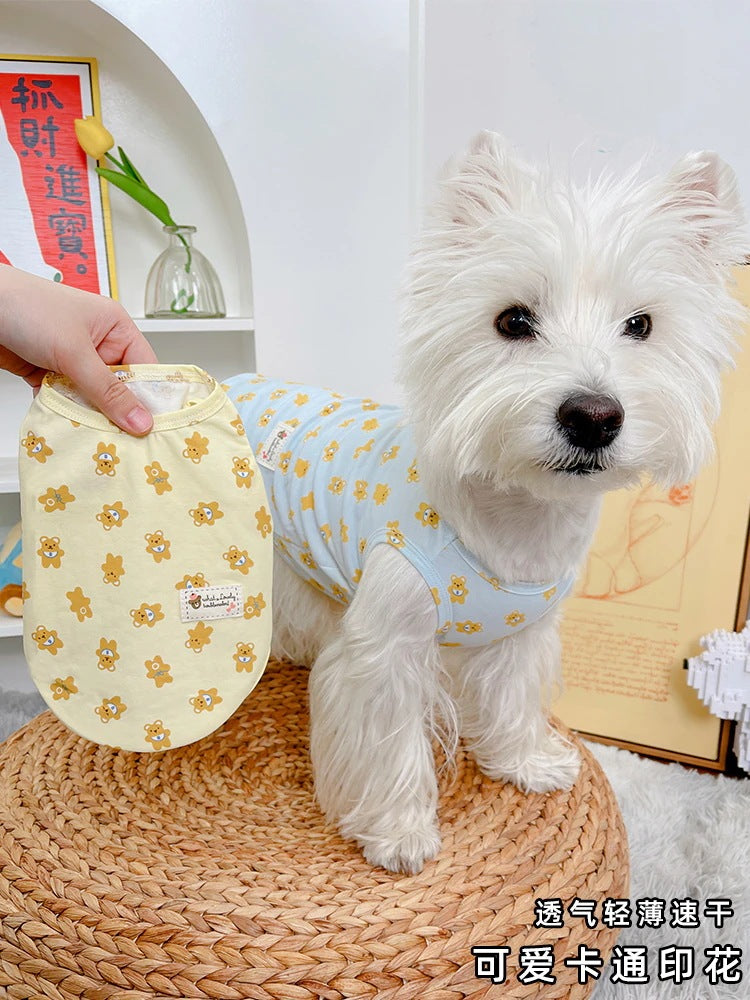 春夏新作 犬服 ペット服 犬 洋服 ペット 犬用品 小中型犬 犬服春秋モデル猫ベスト夏子犬春秋