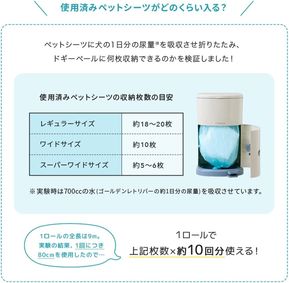 【OFT】 ドギーペール カートリッジ 替えロール 6箱セット (1個入り×6箱) 犬 猫 トイレ ゴミ箱 収納 消臭 猫砂 ペットシーツ トイレポット トイレ用品 臭わない 紙おむつ おむつ ペール