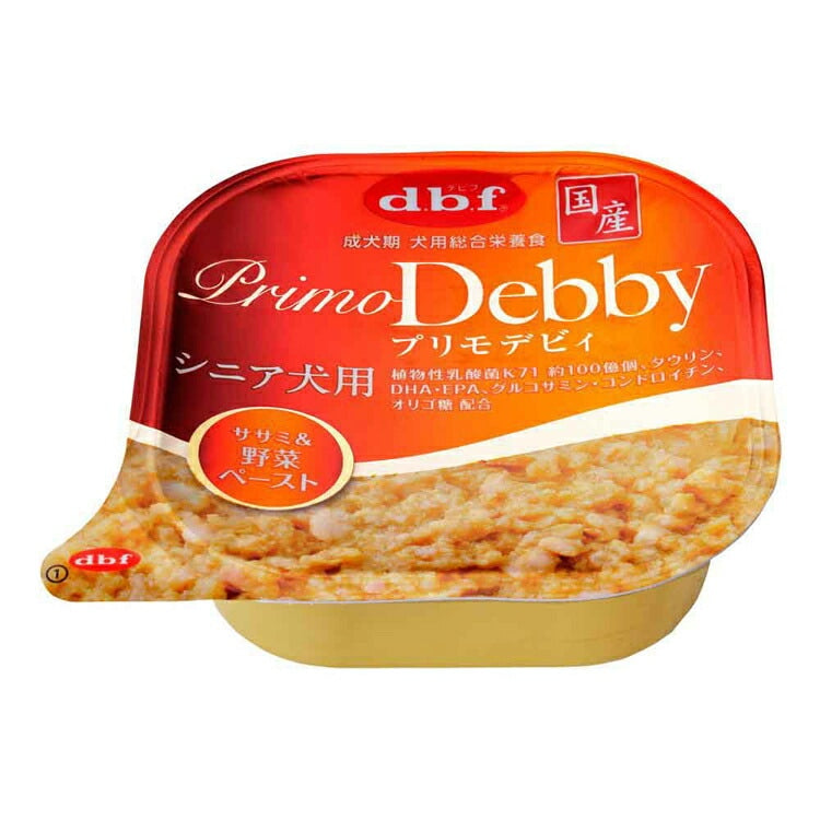 【人気商品】プリモデビィ シニア犬用 ササミ&野菜ペースト 95g×24 デビフペット