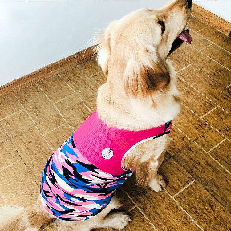 品質いいな新品 犬服 ペット服 タンクトップ ドッグウェア メッシュベスト クール 袖なし 犬の服 カモフラージュ ペットウェア 可愛い 犬洋服 柔らかい