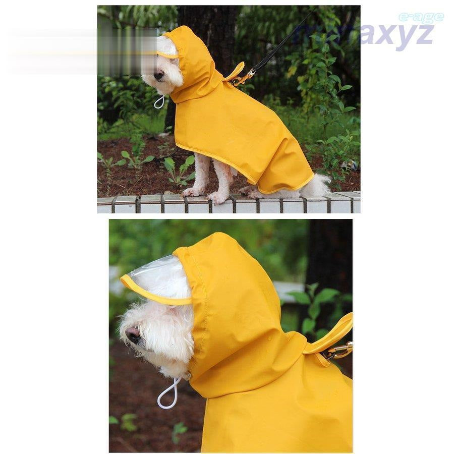 犬 レインコート 小型犬 中型犬 大型犬 レインポンチョ レインウェア ポンチョ 犬の服 カッパ 犬服 雨 防水 通気 防風 犬用 雨具 お散歩 レイングッズ