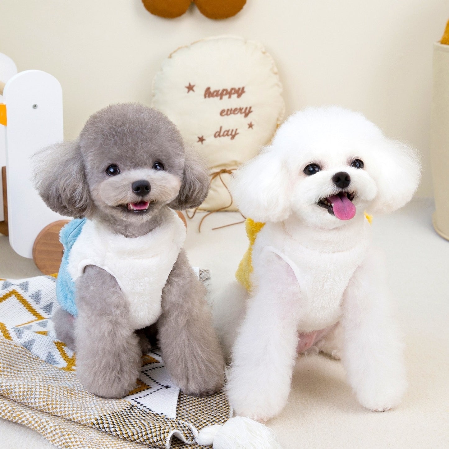 人気ペット用品 犬服 猫 小型犬 秋冬新作 ポーラーフリース クマ フリースコート