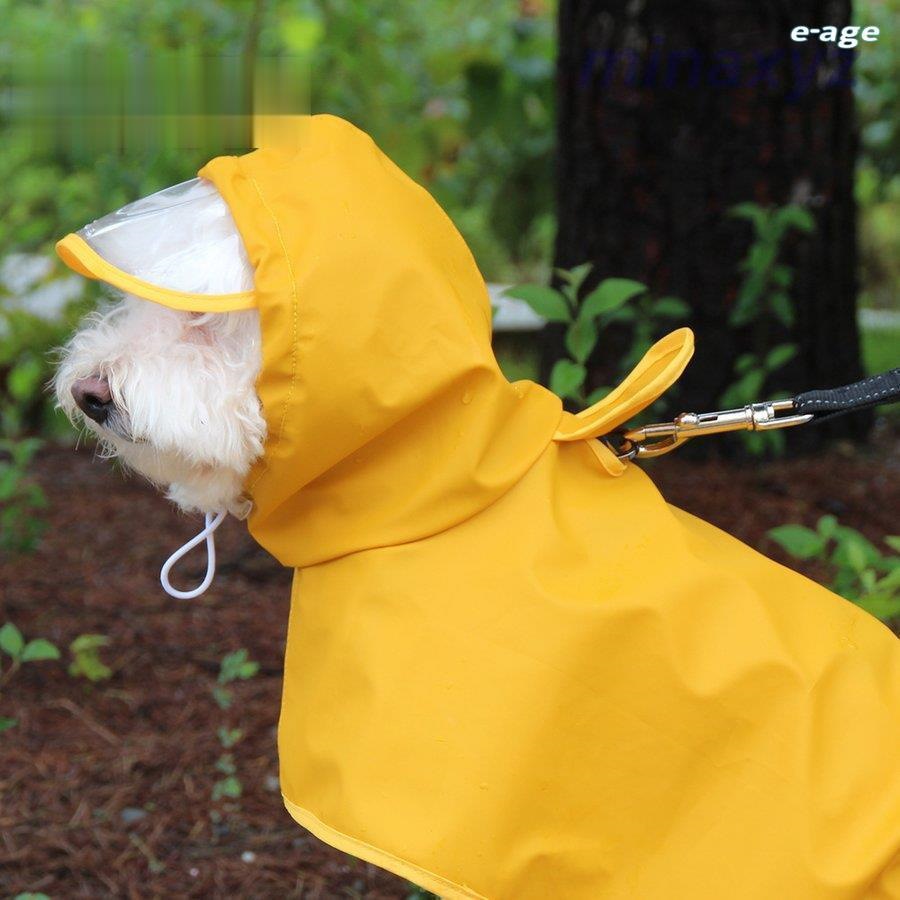 犬 レインコート 小型犬 中型犬 大型犬 レインポンチョ レインウェア ポンチョ 犬の服 カッパ 犬服 雨 防水 通気 防風 犬用 雨具 お散歩 レイングッズ